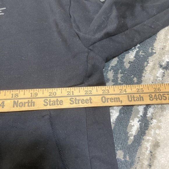 Nike Women's  Plus Size‎ Black Loose Fit Quarter Zip Pullover Hoodie Size Large - Picture 6 of 7